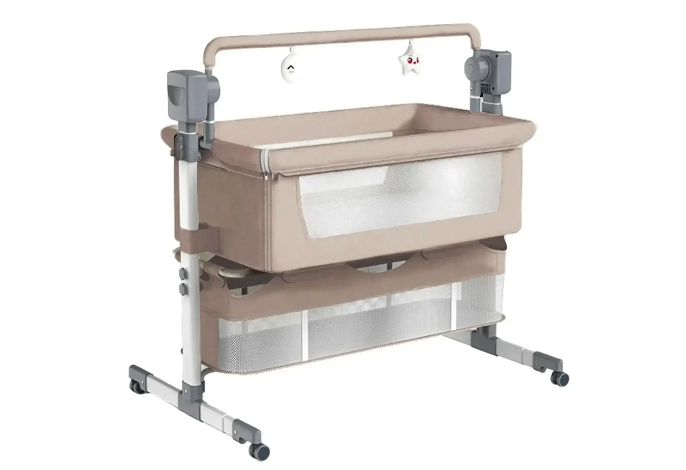 Lit balançoire bébé avec moustiquaire