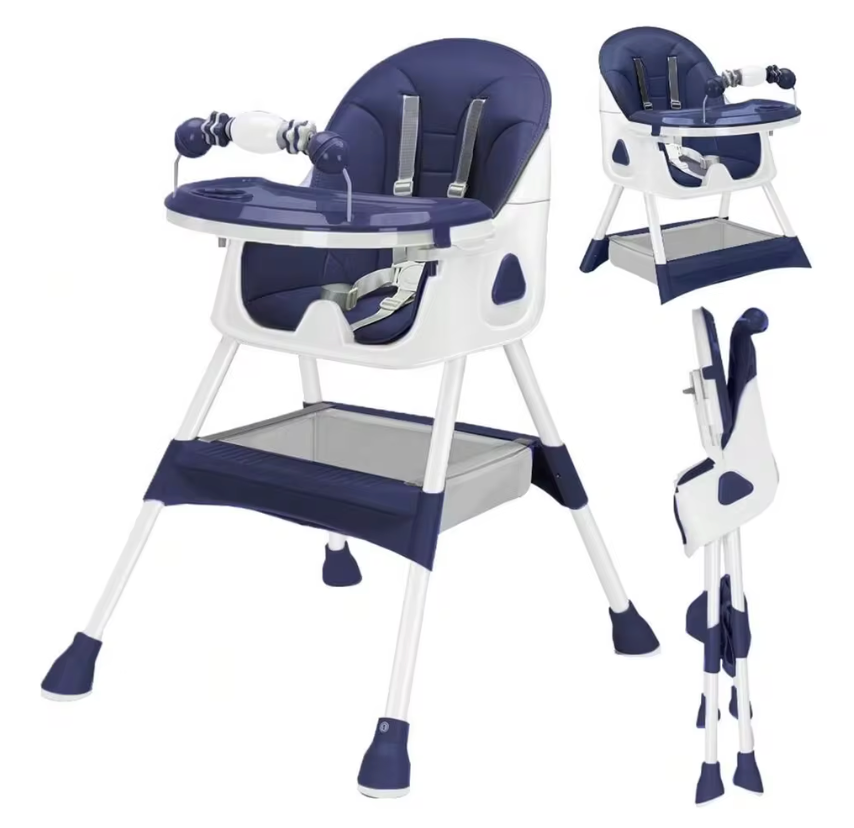 Chaise Haute Bébé Évolutive 3 en 1