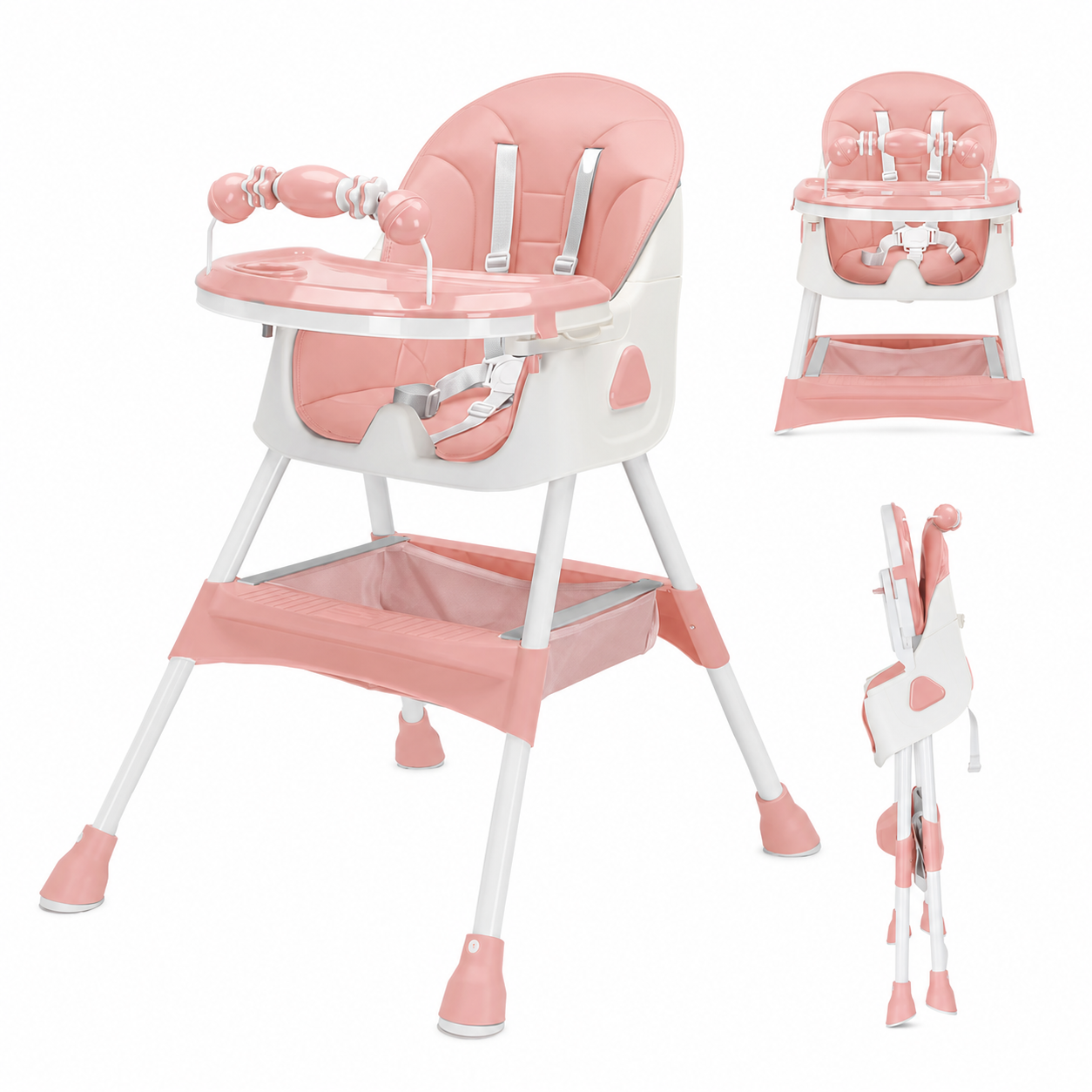 Chaise Haute Bébé Évolutive 3 en 1