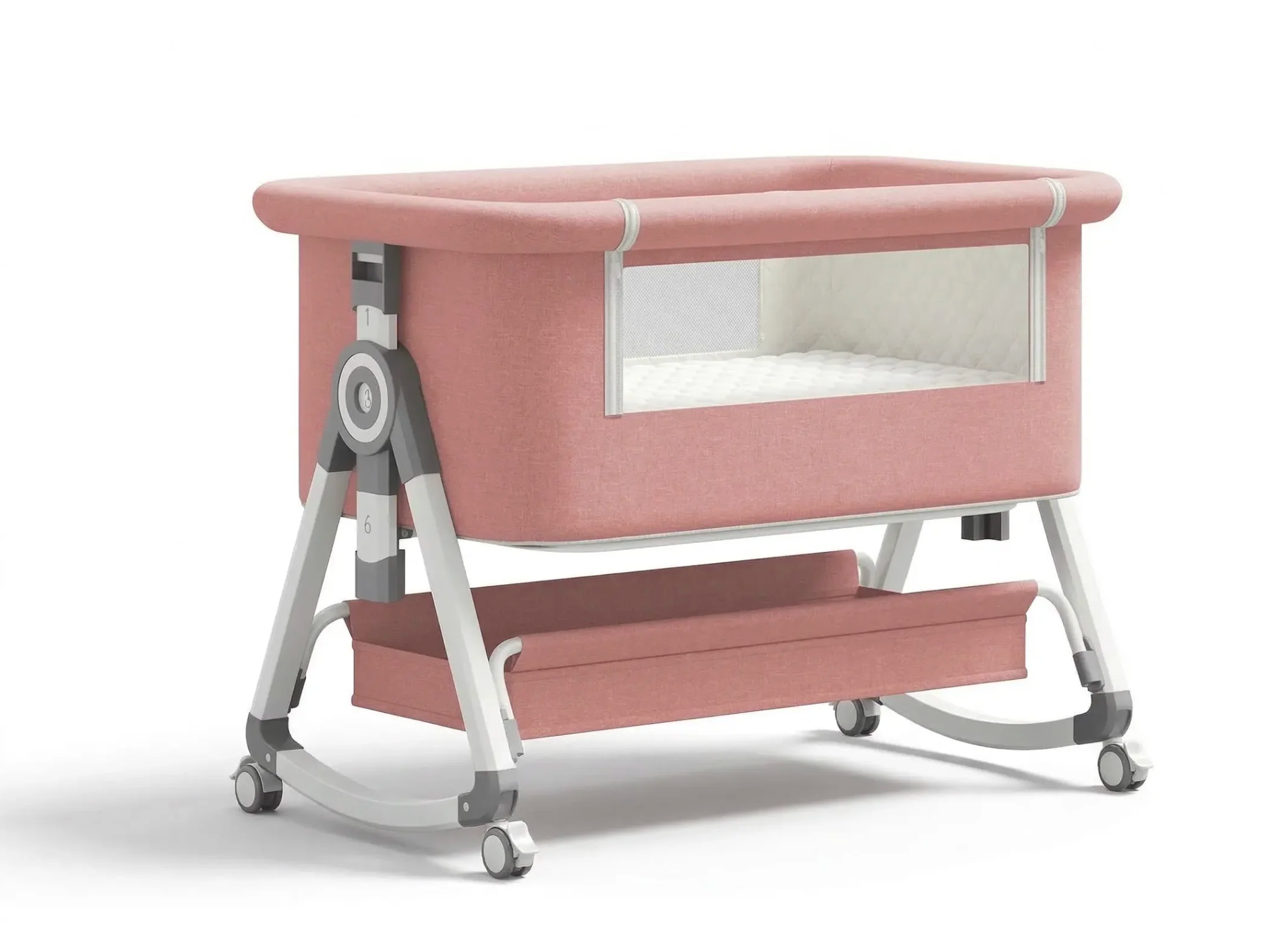 Berceau bébé réglable avec rangements de 0 à 36 mois