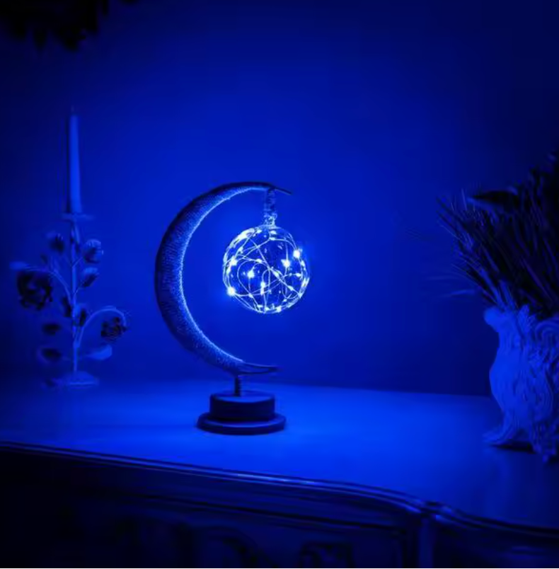 Veilleuse Lune - Lampe Boule Lumineuse