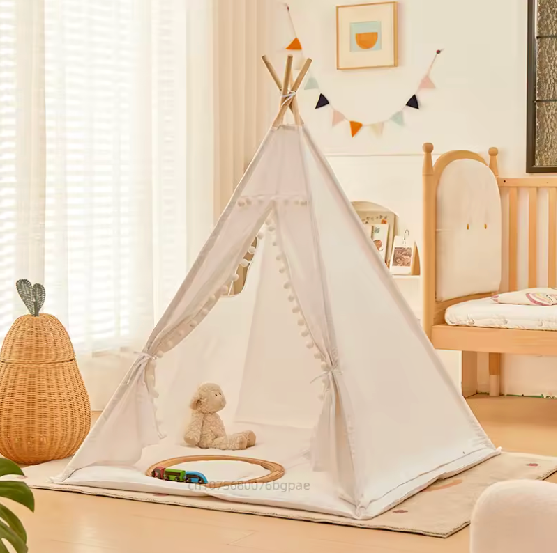 Tipi Enfant Blanc Arc-en-Ciel