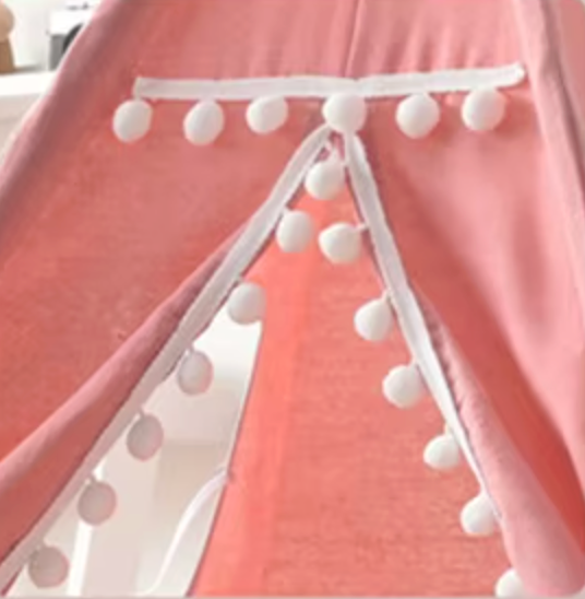 Tipi Enfant Rose avec Fenêtre