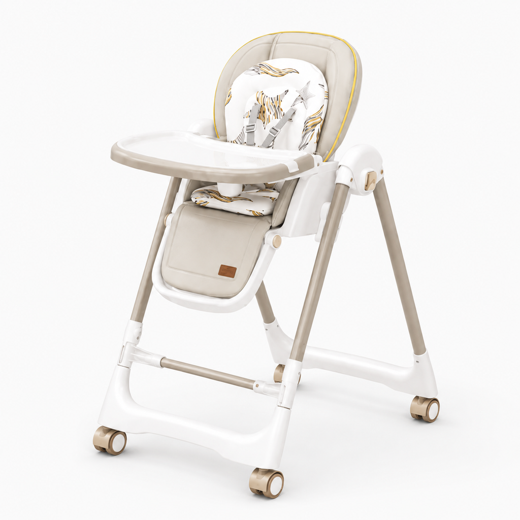 Chaise Haute et Balancelle 2 en 1 - Gris