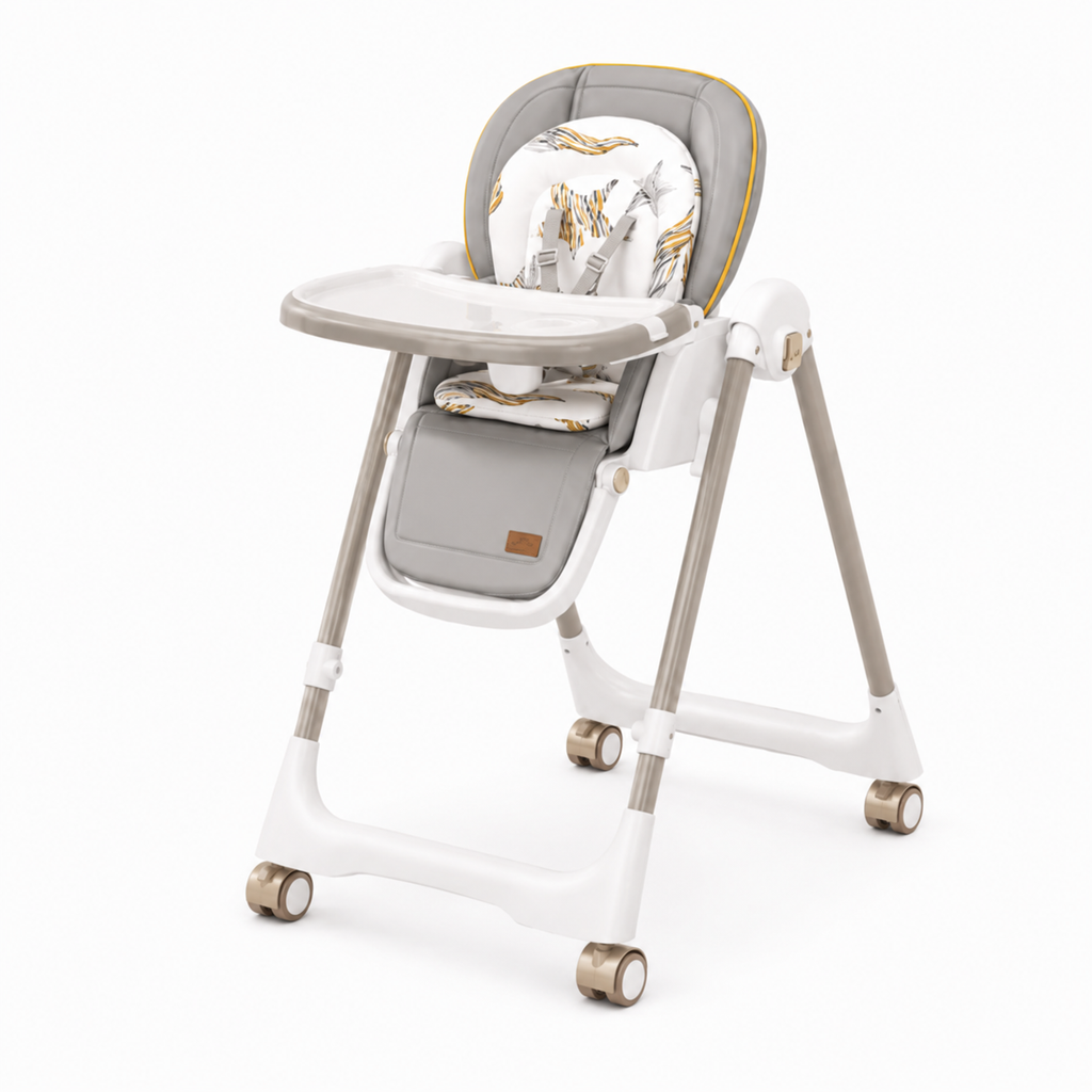 Chaise Haute et Balancelle 2 en 1 - Gris