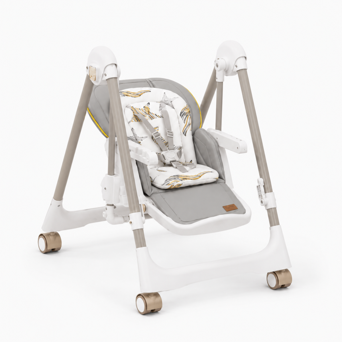 Chaise Haute et Balancelle 2 en 1 - Gris