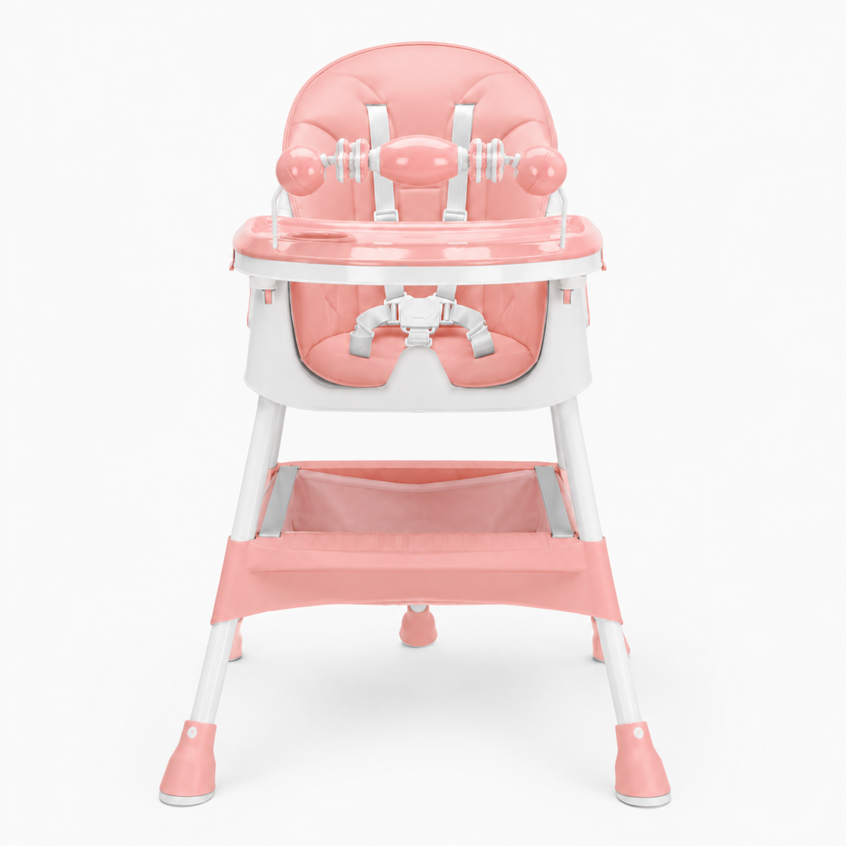 Chaise Haute Bébé Évolutive 3 en 1 - Gris