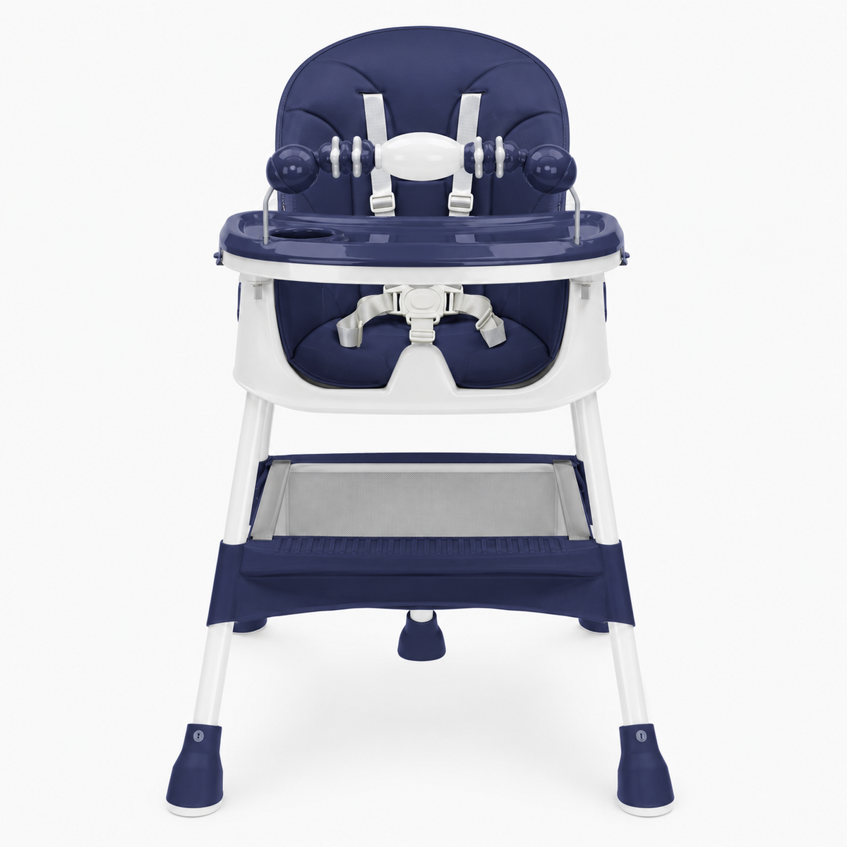 Chaise Haute Bébé Évolutive 3 en 1 - Gris
