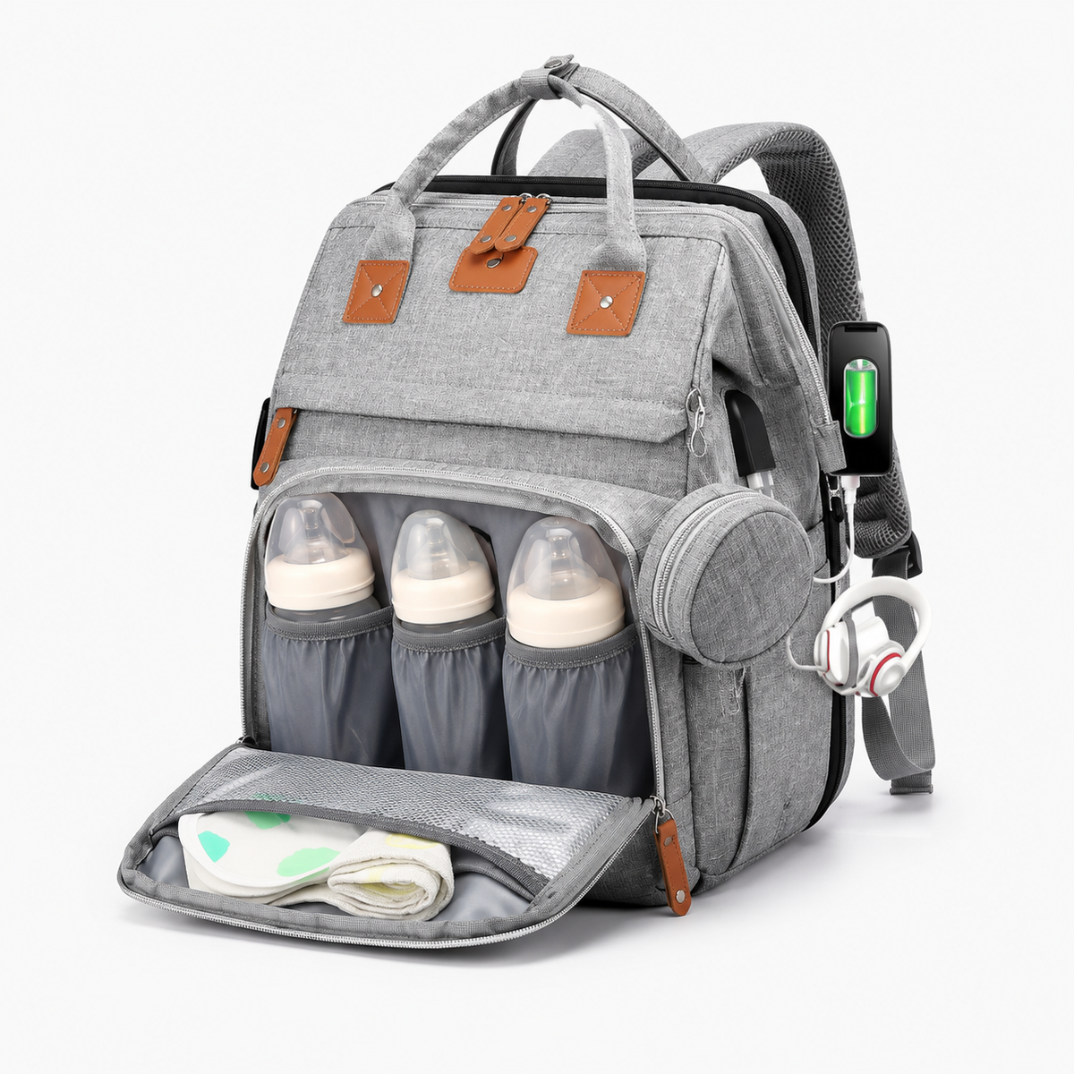 Sac à Langer Premium - Édition Marine
