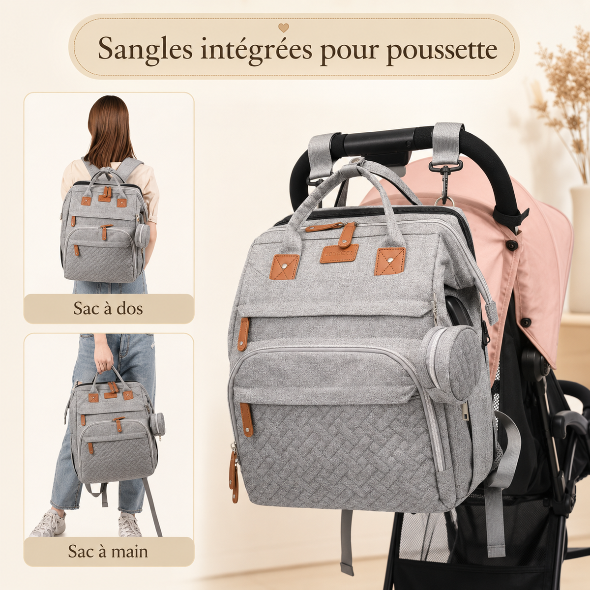 Sac à Langer Premium - Édition Marine