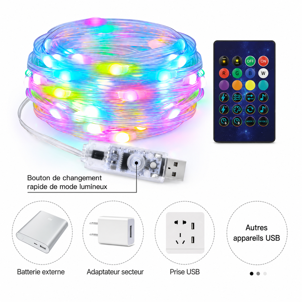 Guirlande LED Bluetooth