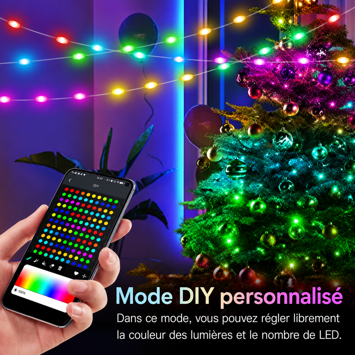 Guirlande LED Bluetooth