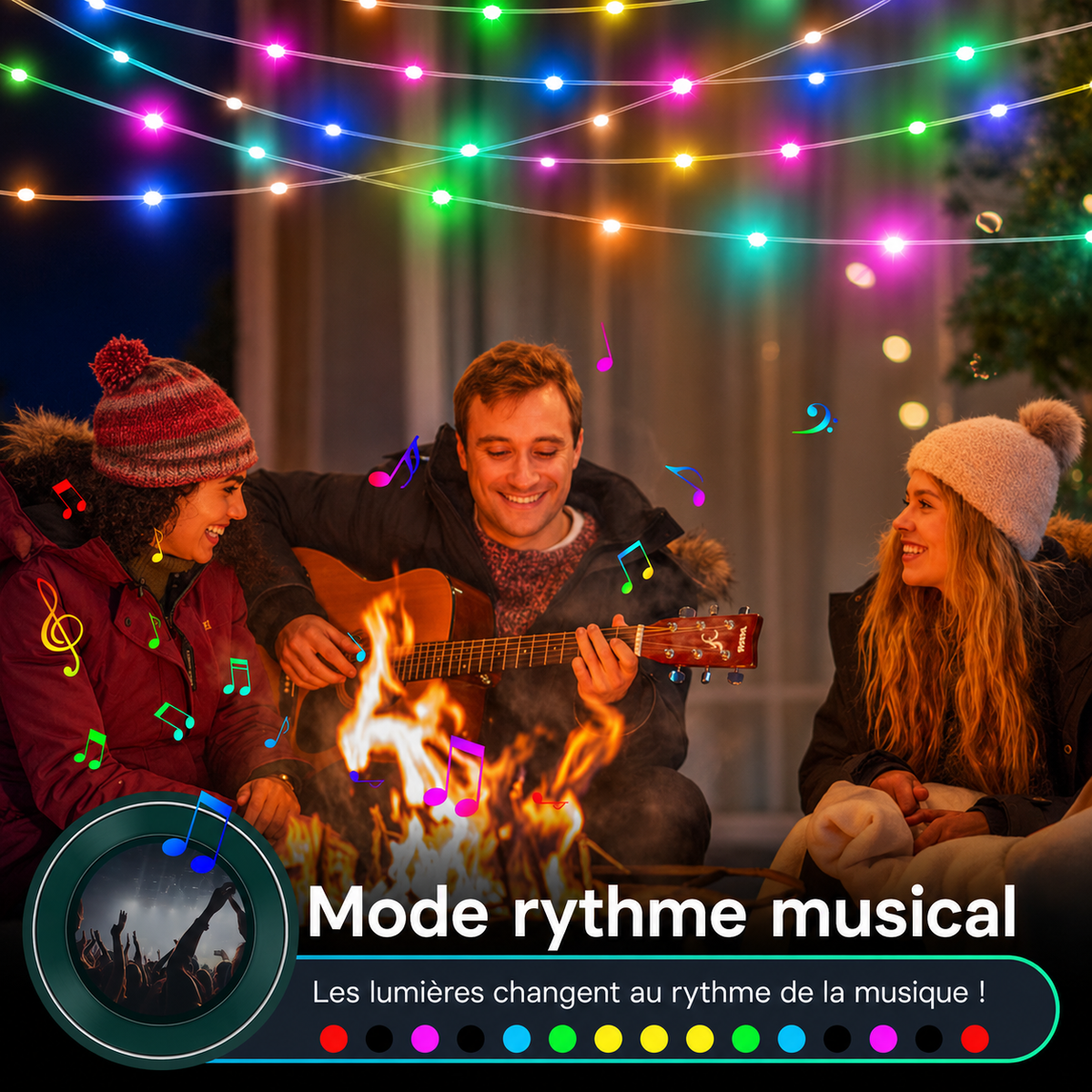Guirlande LED Bluetooth