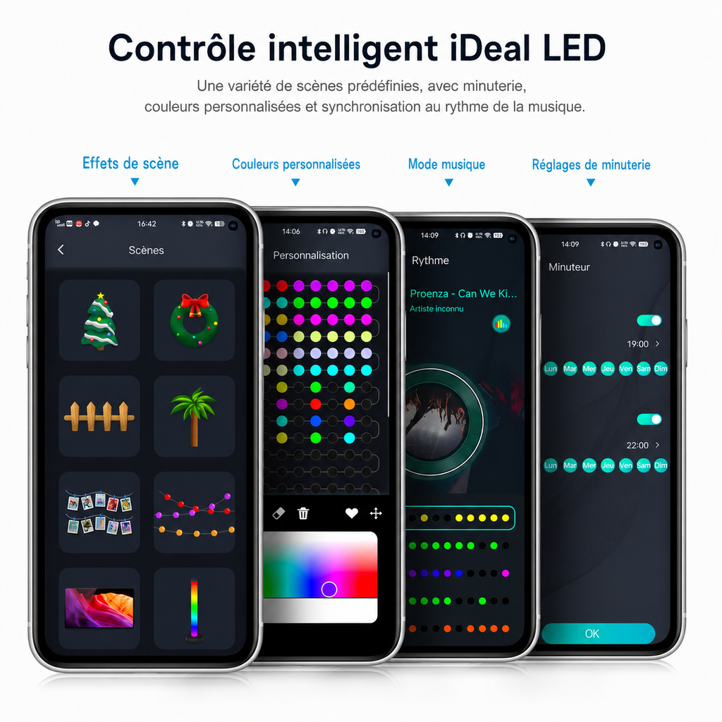 Guirlande LED Bluetooth