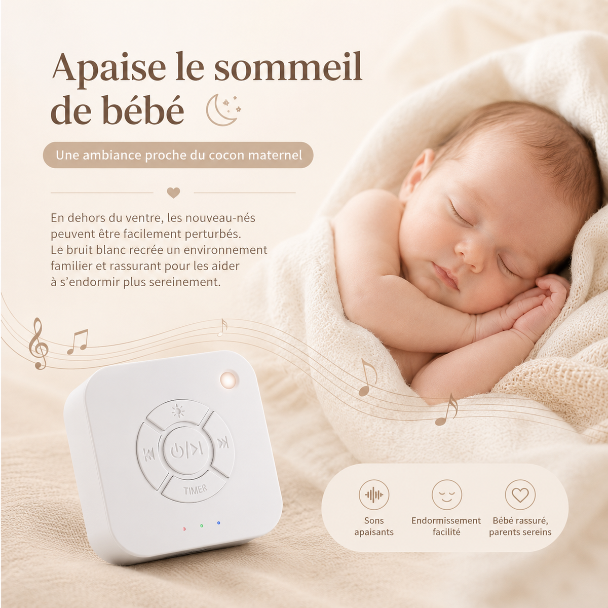 Veilleuse Bruit Blanc Dodo