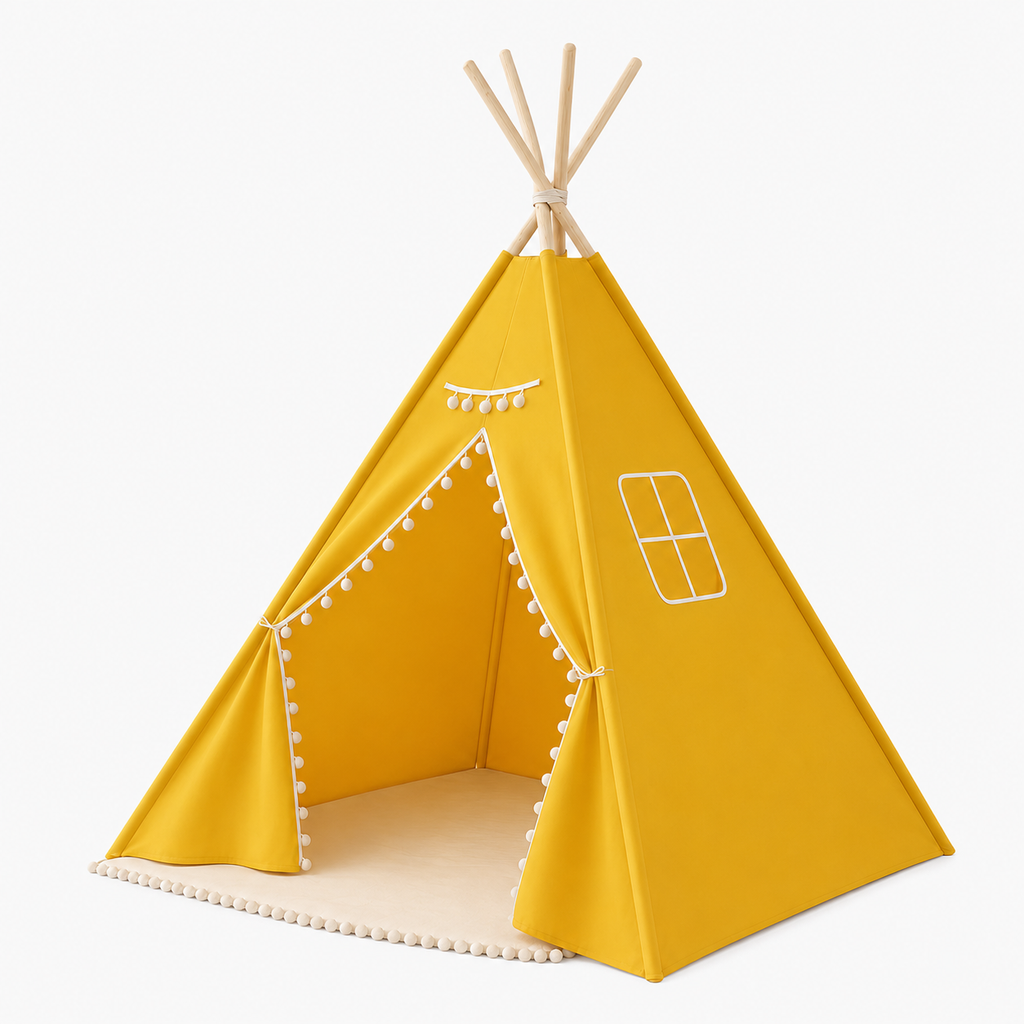 Tente Tipi Enfant Jaune