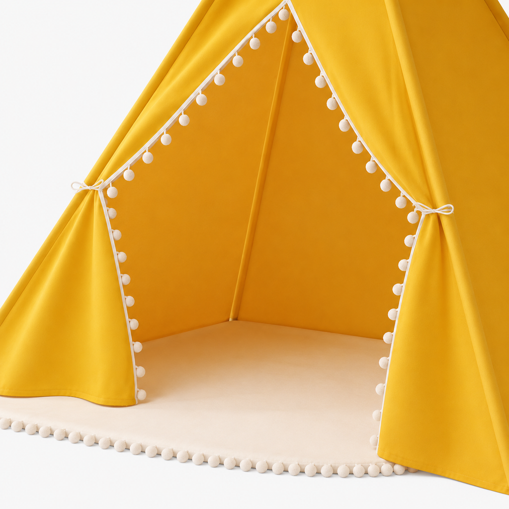 Tente Tipi Enfant Jaune
