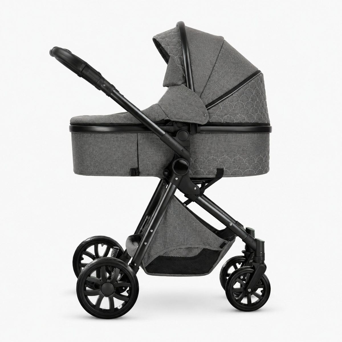 Poussette 3 en 1 - Noir & Gold