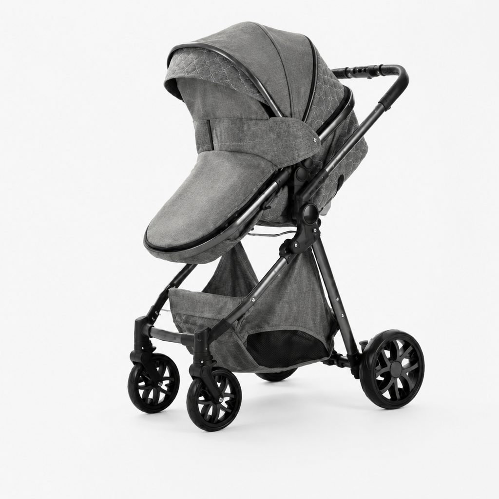 Poussette 3 en 1 - Noir & Gold