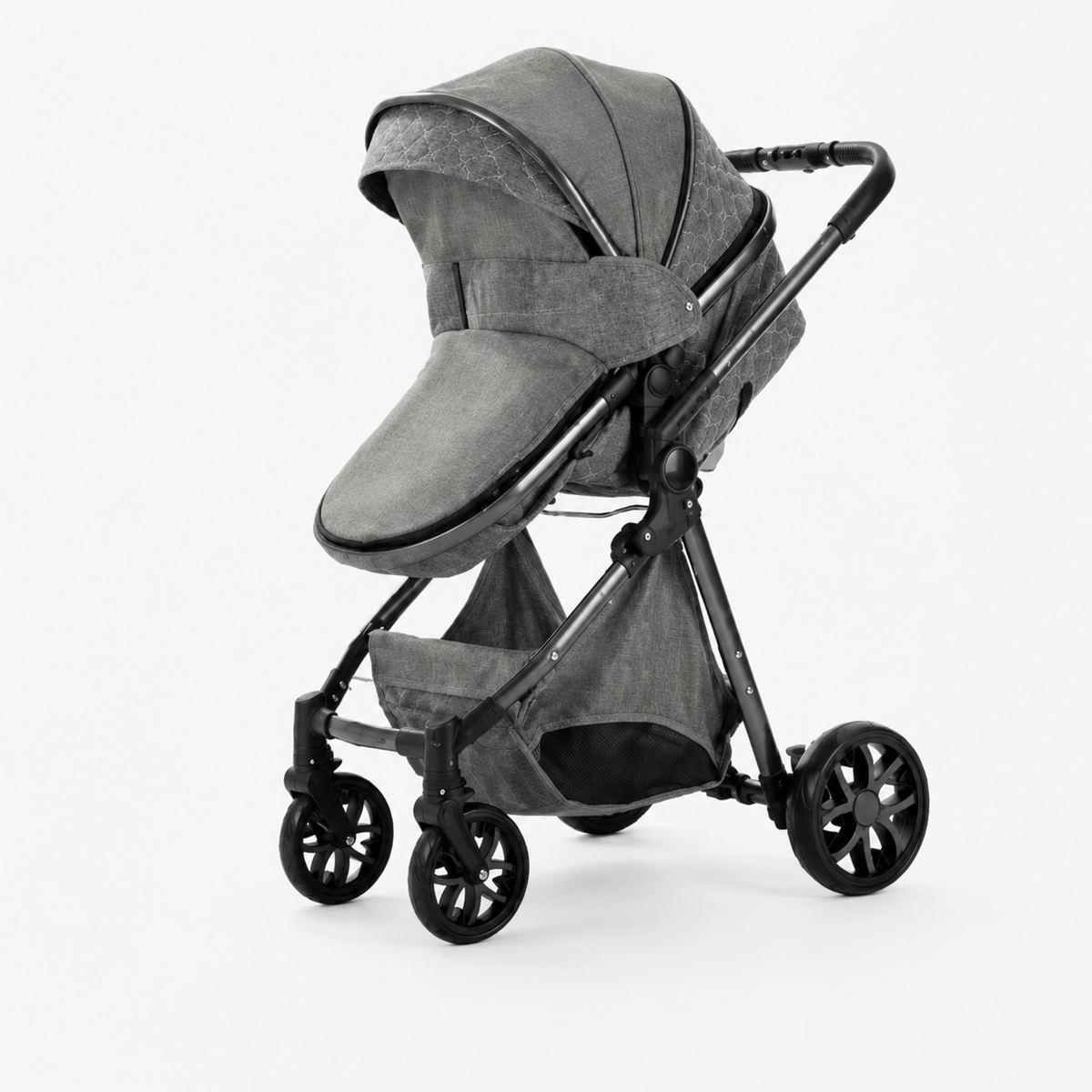 Poussette 3 en 1 - Noir & Gold