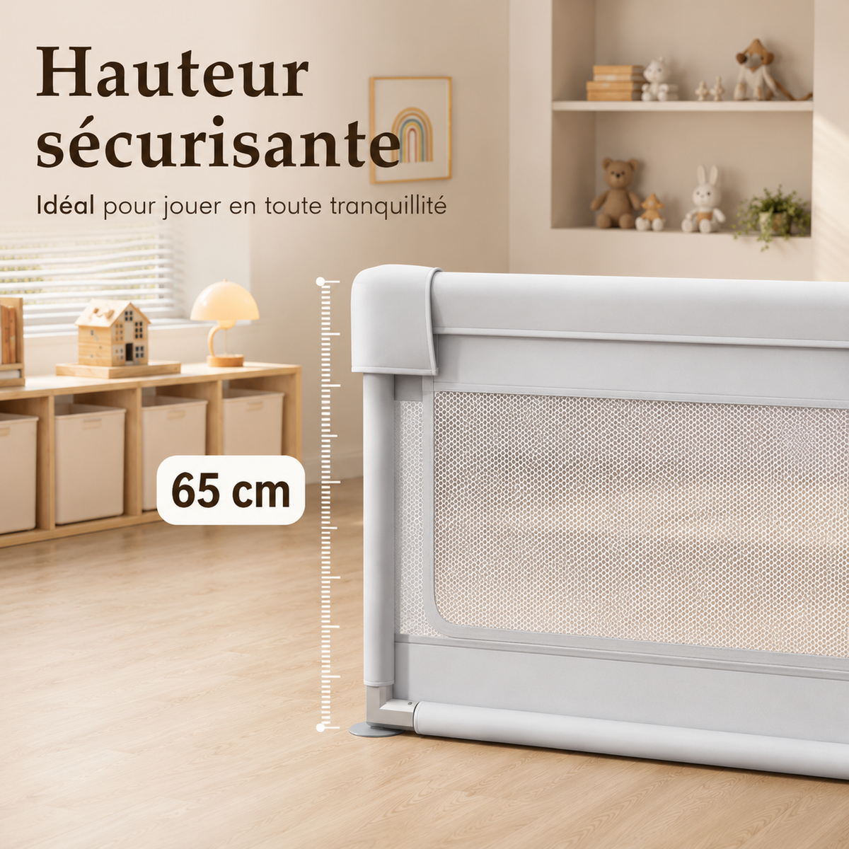 Parc Bébé XXL - Multi taille gris