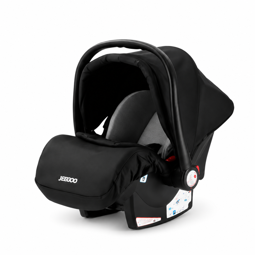 Poussette 3 en 1 Noir Premium -  avec accessoires