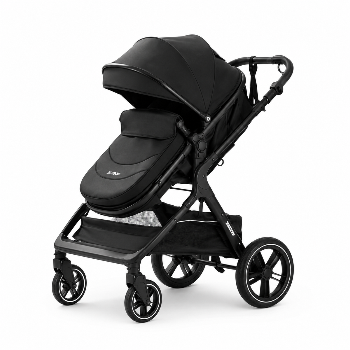 Poussette 3 en 1 Noir Premium -  avec accessoires