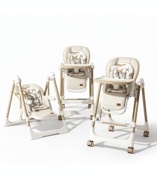 Chaise Haute et Balancelle 2 en 1