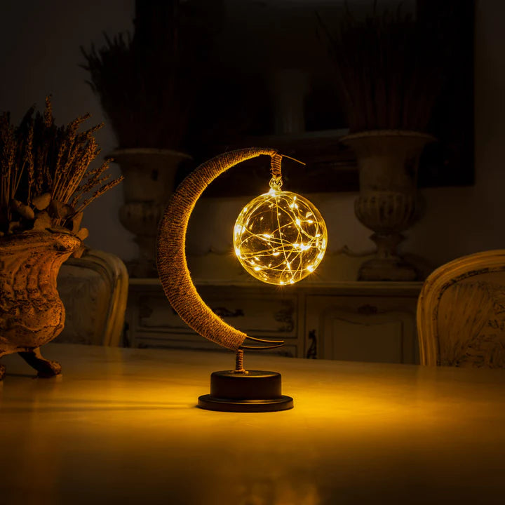 Veilleuse lune lampe boule lumineuse