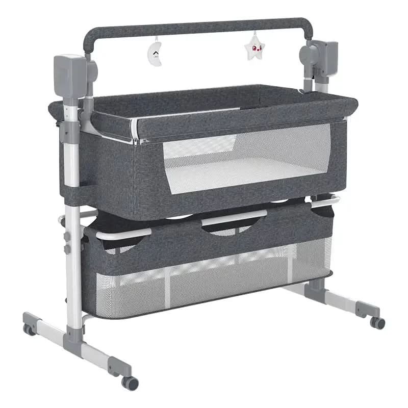 Lit balançoire bébé avec moustiquaire — Bébélys - Beige