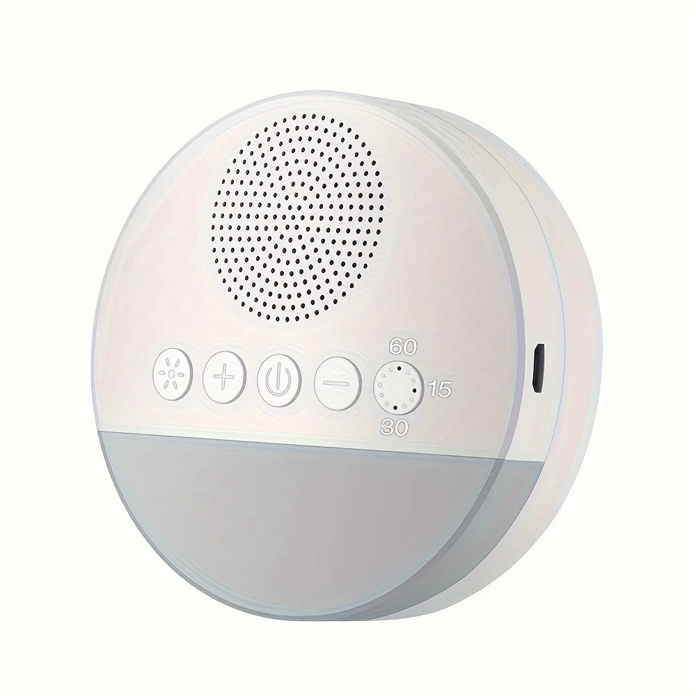 Machine bruit blanc compacte - fond blanc
