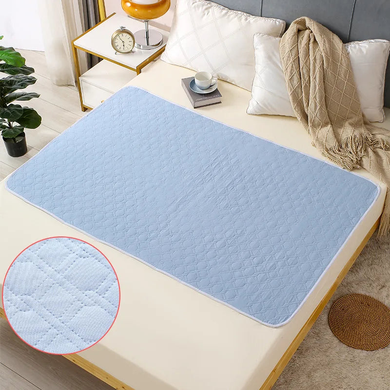 Alèse imperméable 50x70 cm bleu ciel uni