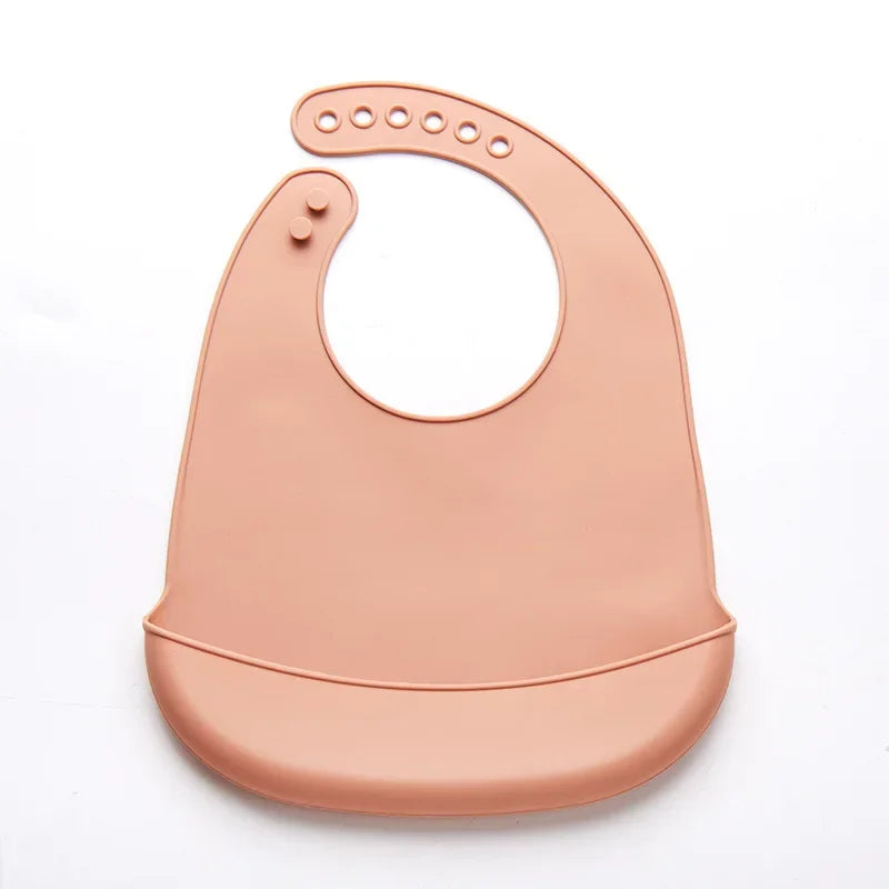 Bavoir silicone bébé — Terracotta