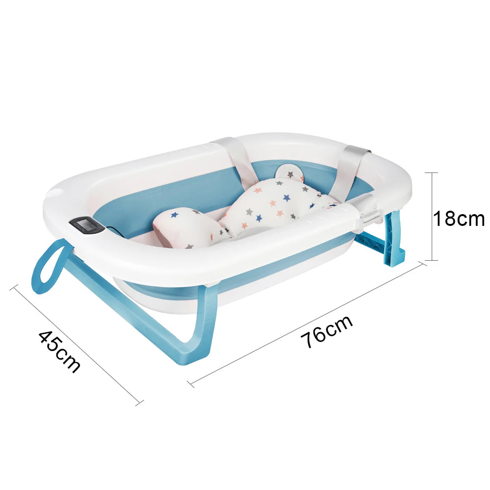 Baignoire pliable bébé — Bleu