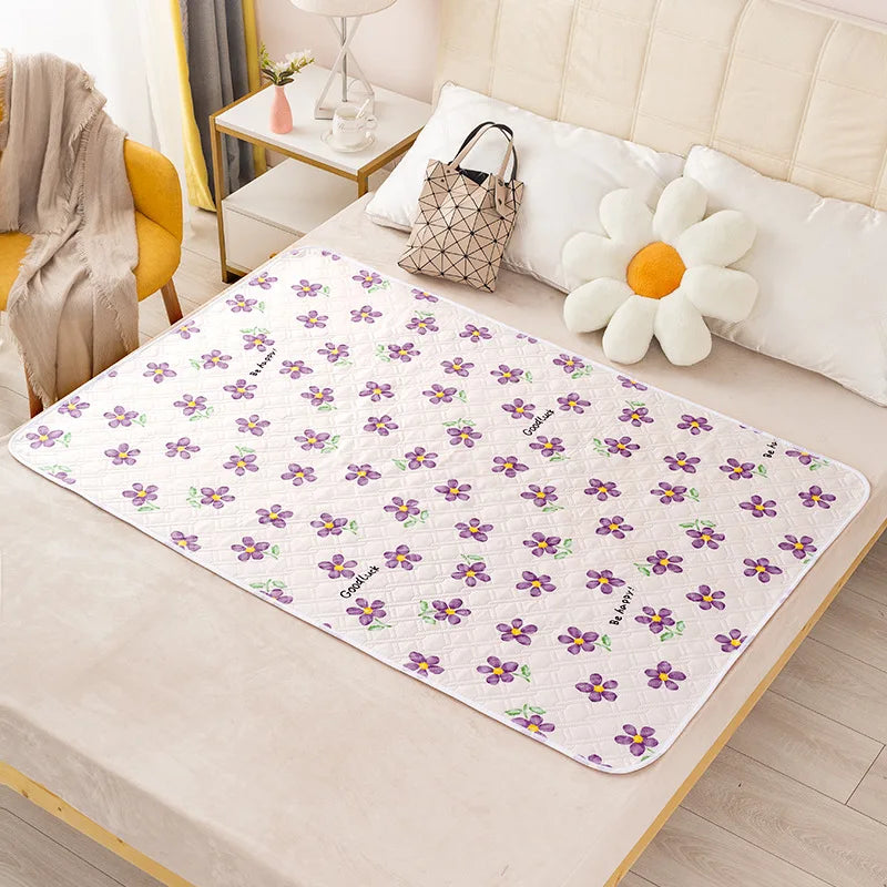 Alèse imperméable 50x70 cm motif fleurs