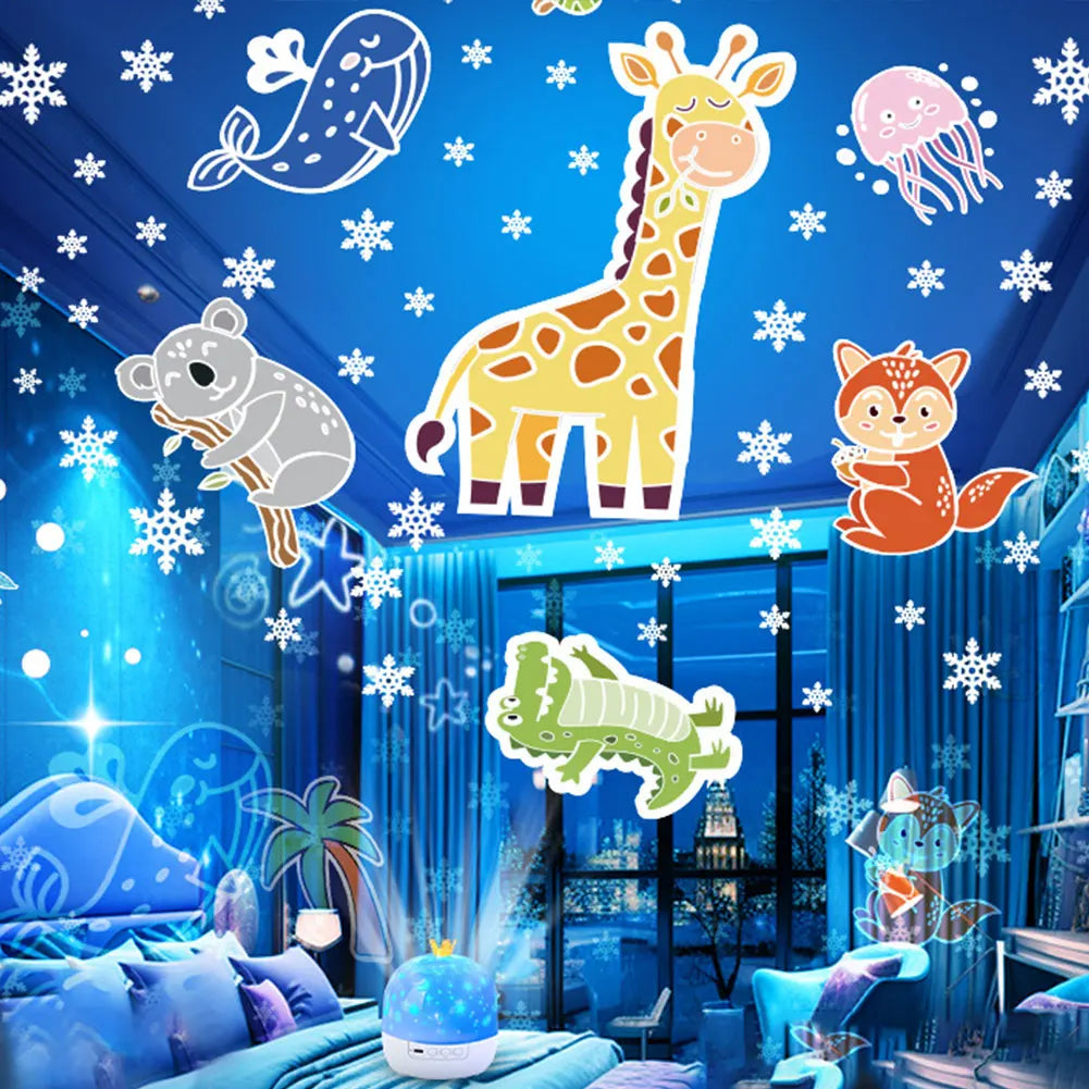 Projection animaux au plafond