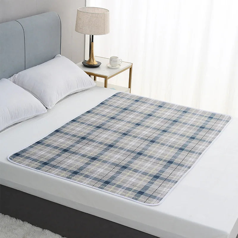 Alèse imperméable 50x70 cm bleu-gris uni