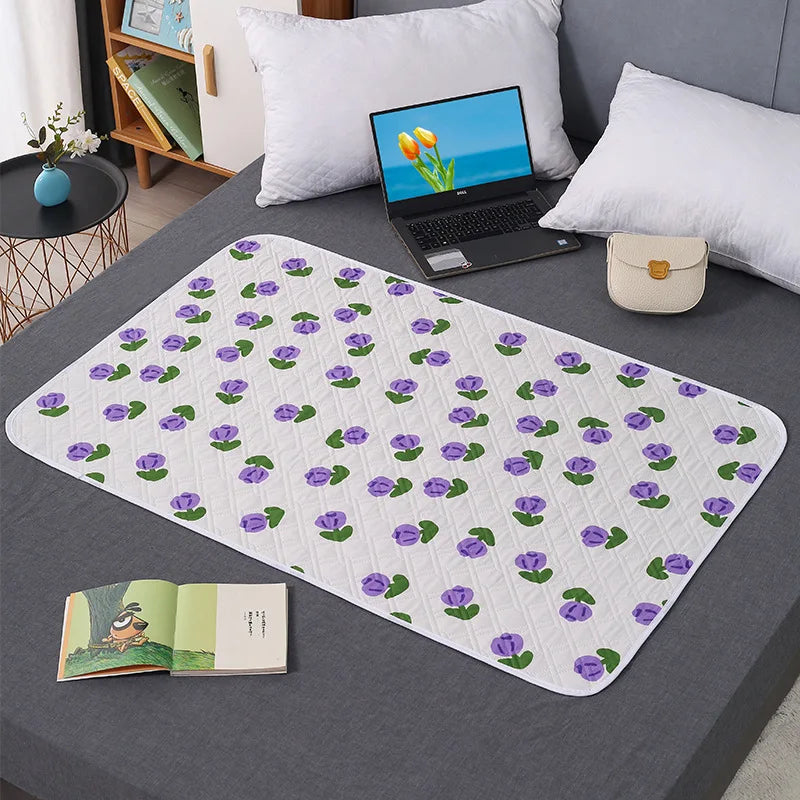 Alèse imperméable 50x70 cm motif tulipes