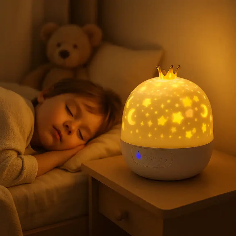 Veilleuse bébé projection galaxy